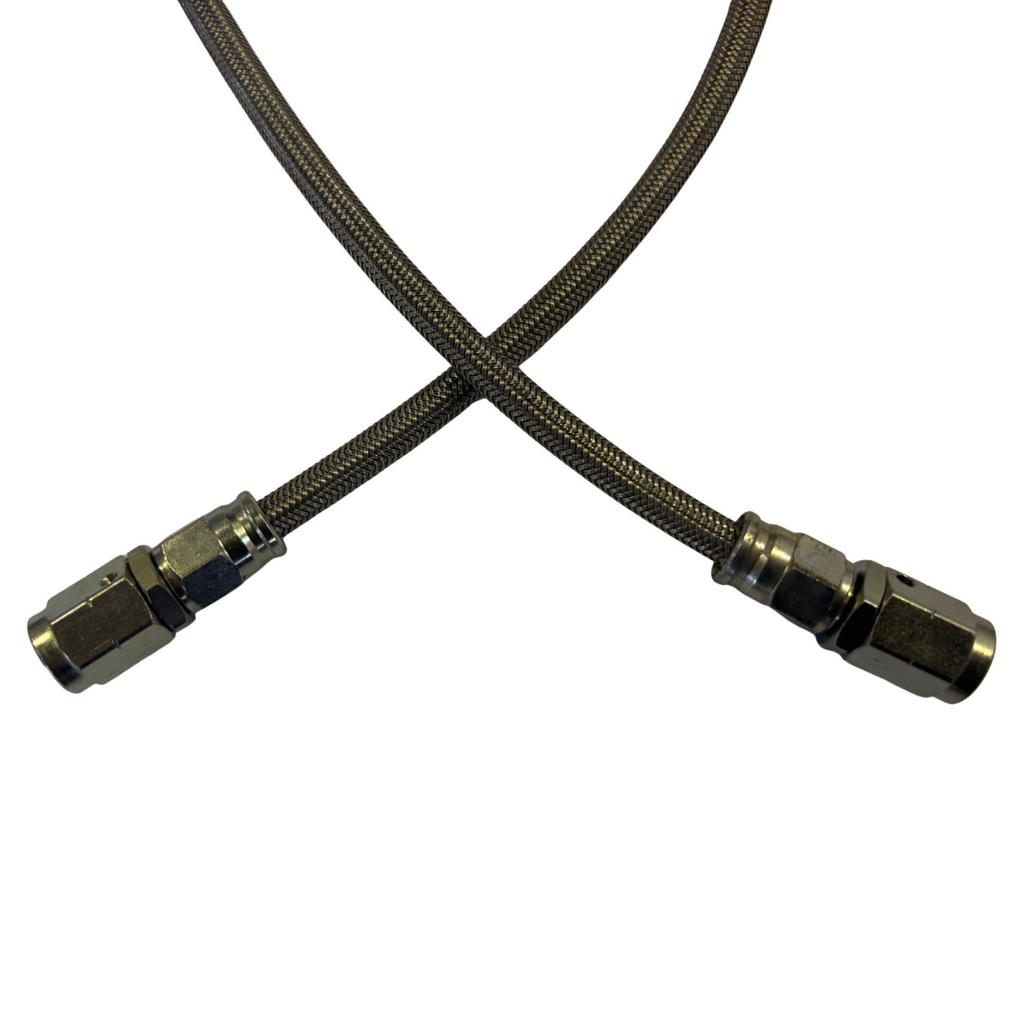 Braided Brake Line, Female to Female - M10