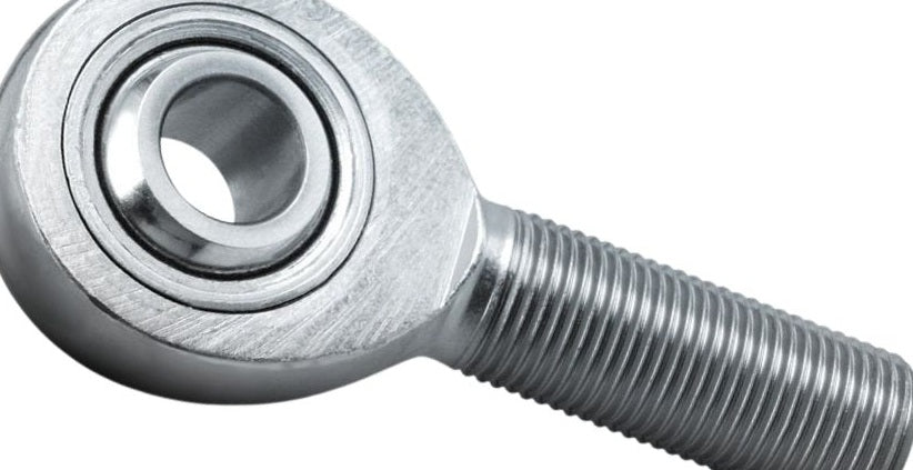 Metric male rod ends, lock nuts