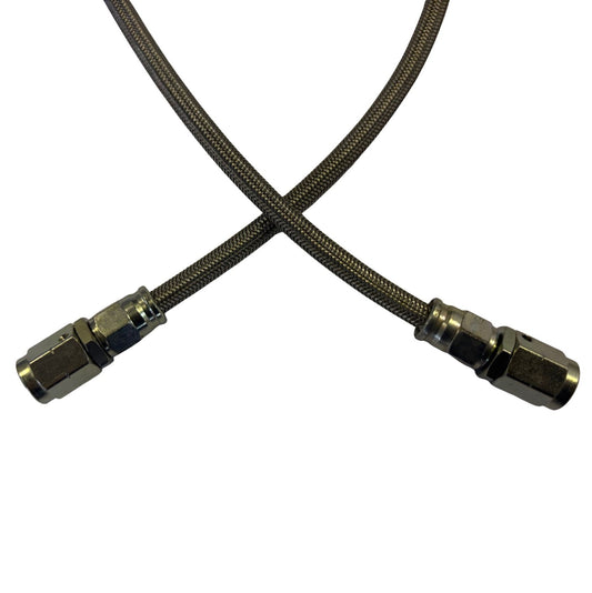 Braided Brake Line, Female to Female - M10