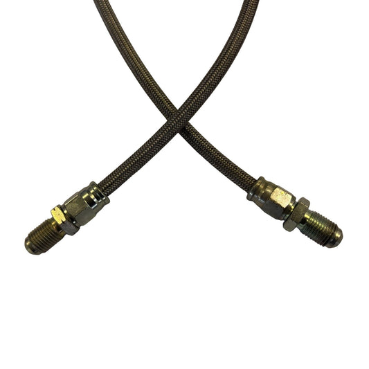 Braided Brake Line, Male to Male - 3/8"