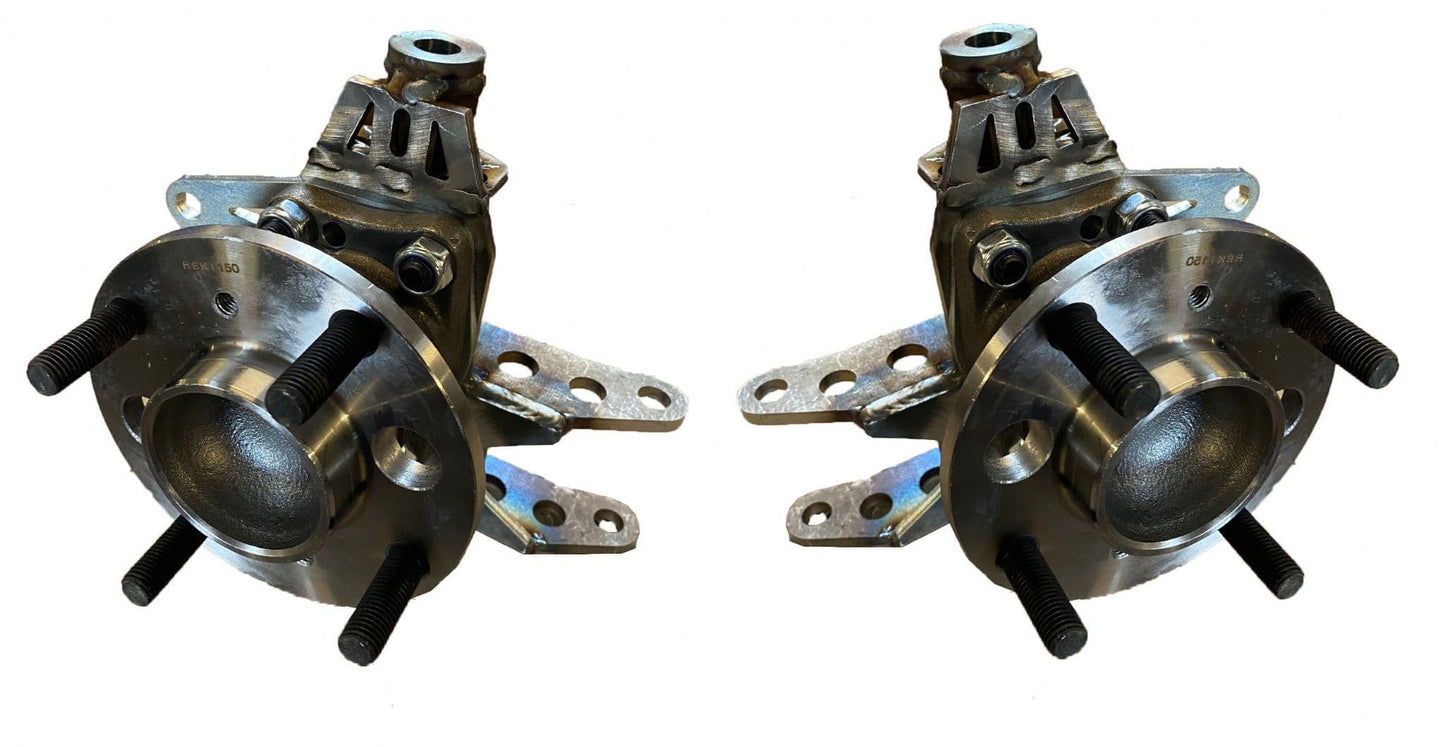 complete front uprights - pair