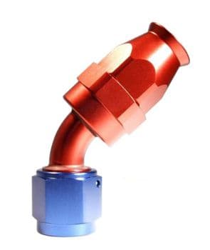 AN -8 Aeroquip 45 Degree Aluminium Fitting