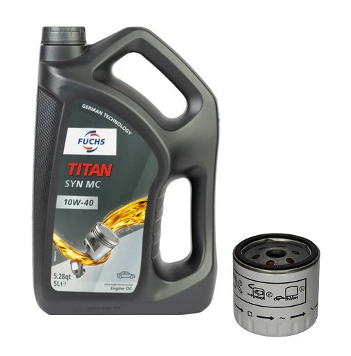 Fuchs Titan 10w40 Oil 5l and Oil filter