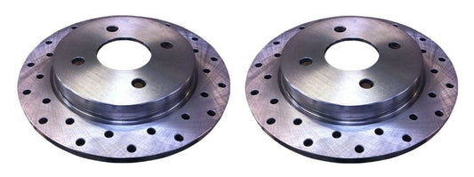 Sierra Rear Drilled Brake Discs - 0.8kg Saving