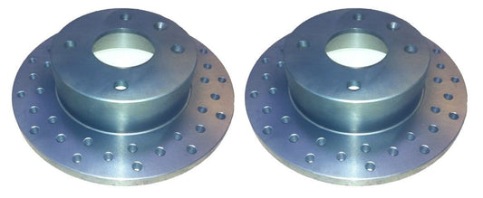 Sierra 'Solid' Drilled Brake Discs - 0.8kg Saving