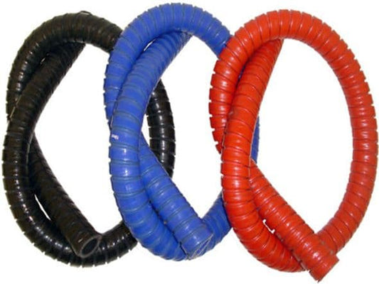 Wire Reinforced Silicone Hose 1 Metre Straight Length - 16mm to 51mm ID